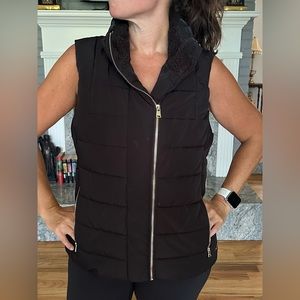 Calvin Klein Black Puffer Vest Large